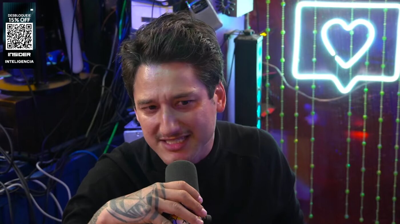 Bruno Bock em entrevista falando sobre produção de vídeo com IA
